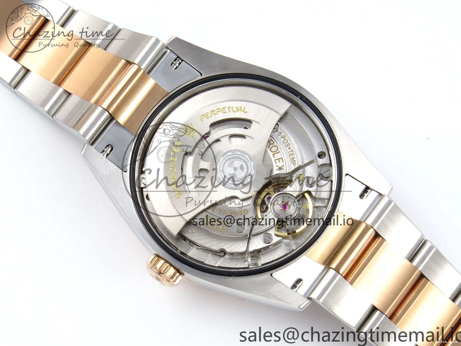 1222 TechFriendly DateJust 36 126231 EWEF Best Edition Gray Stick Dial on SS RG Oyster Bracelet A 661